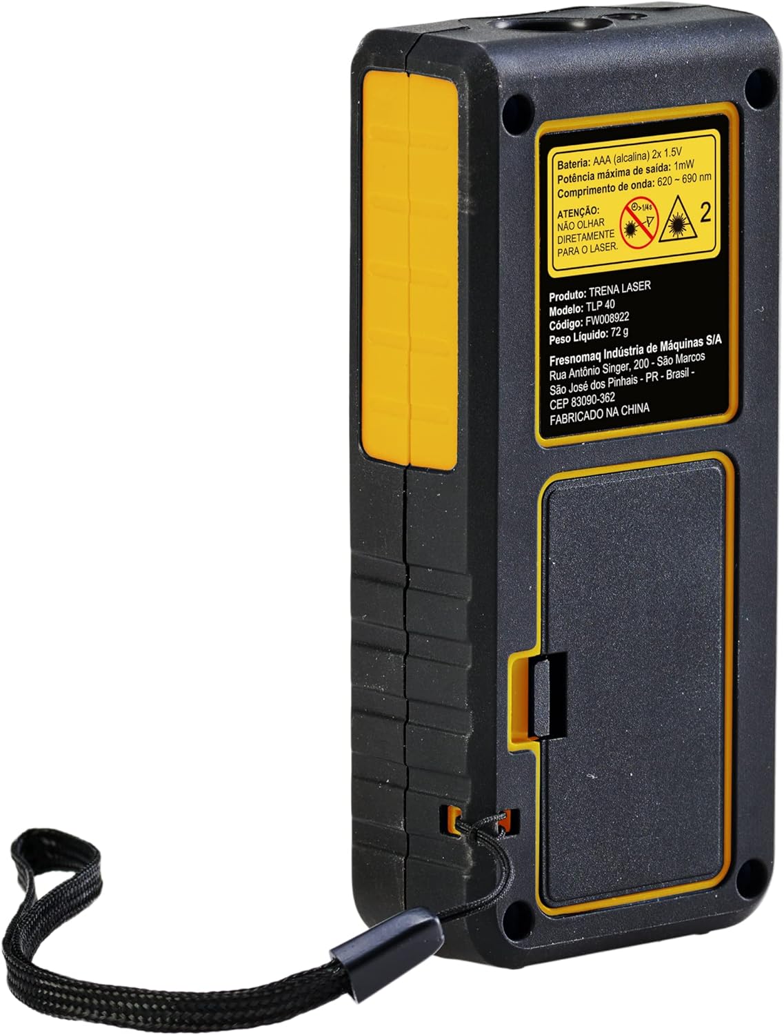 Trena Digital A Laser Tlp 40 Painel Iluminado E Cordão Para Pulso