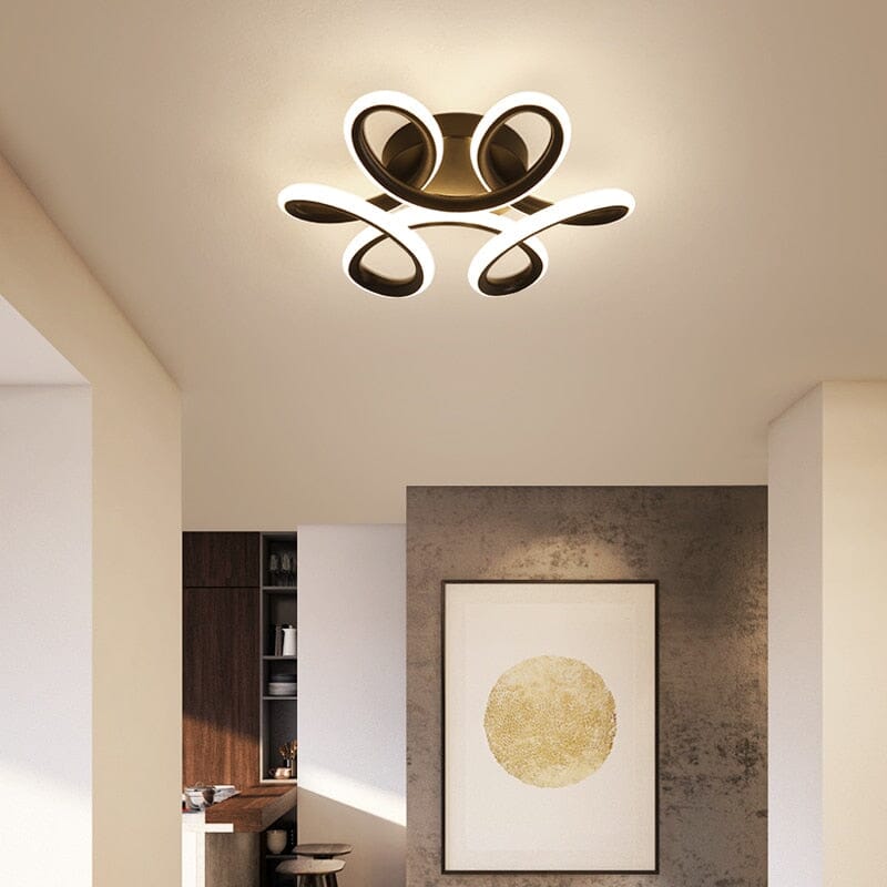 Luminária Lustre Minimalista LED 24w - 3 Cores de Luz Ajustáveis - 11 Modelos