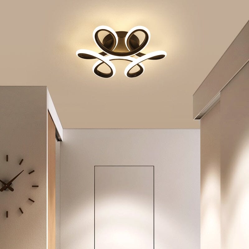 Luminária Lustre Minimalista LED 24w - 3 Cores de Luz Ajustáveis - 11 Modelos