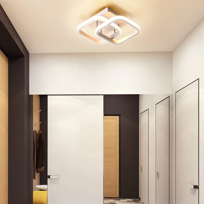 Luminária Lustre Minimalista LED 24w - 3 Cores de Luz Ajustáveis - 11 Modelos