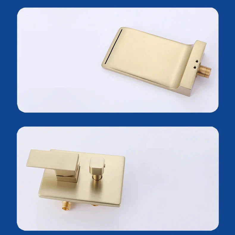 Torneira De Parede Para Banheira Misturador HydroLux Elite Monocomando