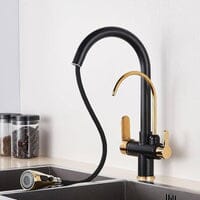 Torneira Gourmet Com Filtro Extensiva Spray 3 Saídas Kraus