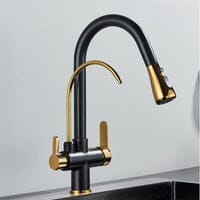 Torneira Gourmet Com Filtro Extensiva Spray 3 Saídas Kraus