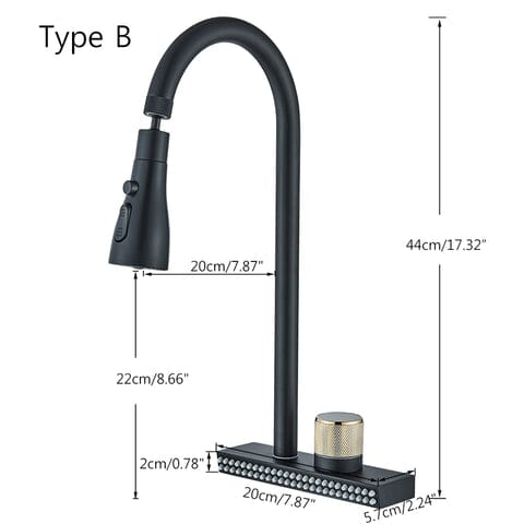 Torneira Gourmet Extensível Spray Cachoeira 360 Rumble