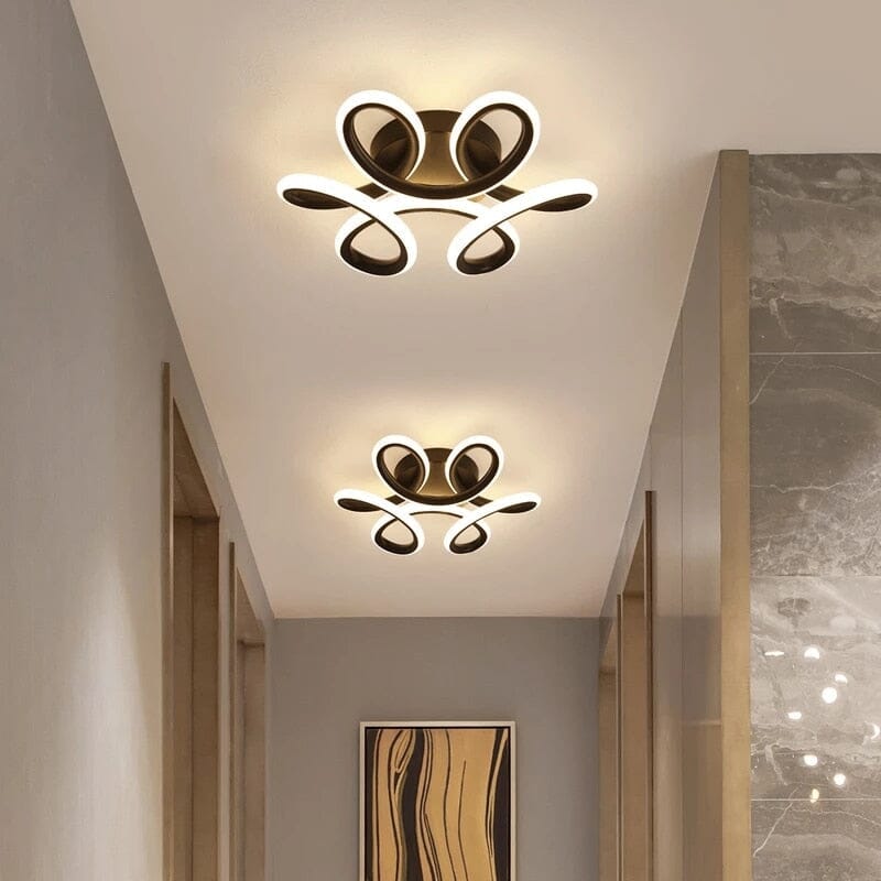 Luminária Lustre Minimalista LED 24w - 3 Cores de Luz Ajustáveis - 11 Modelos
