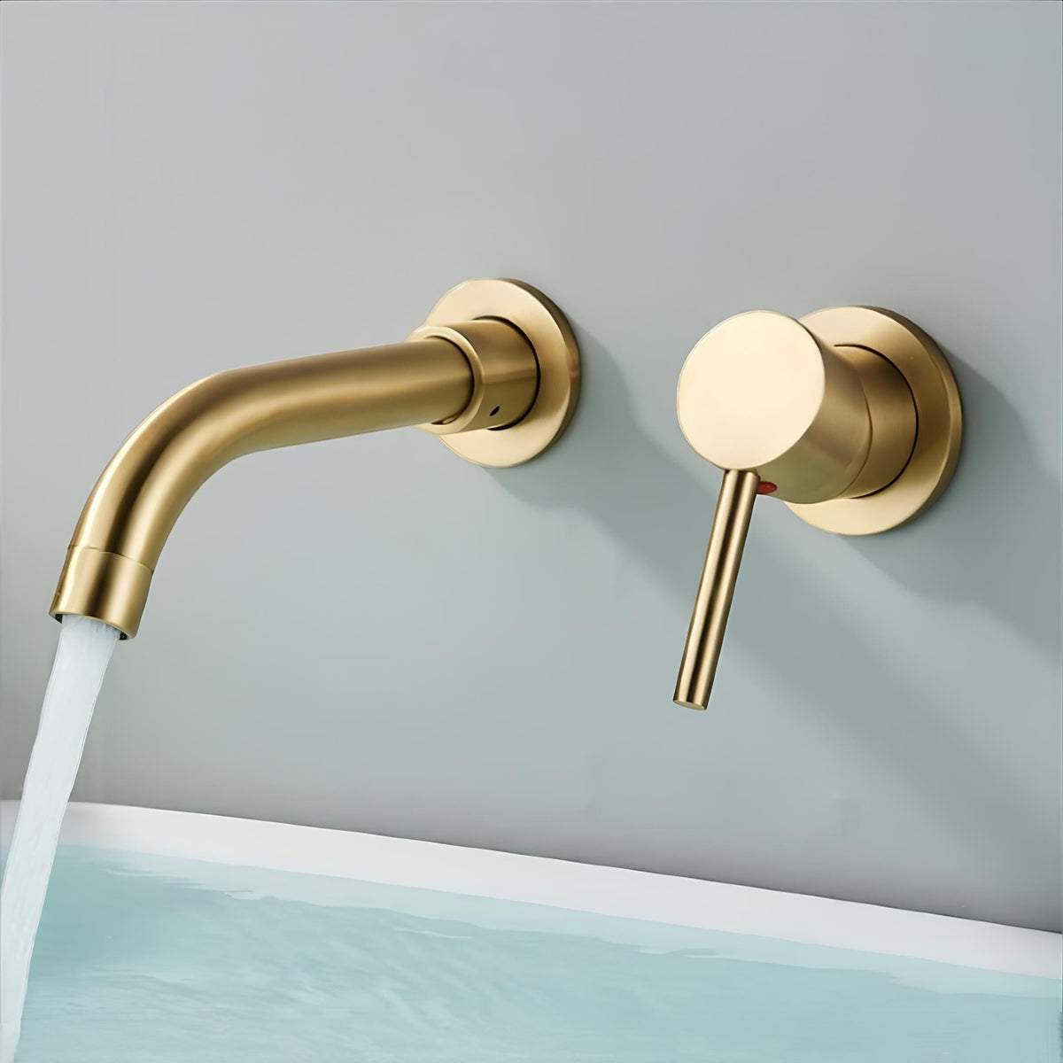 Torneira de Parede Monocomando Luxo Glass Para Banheiro