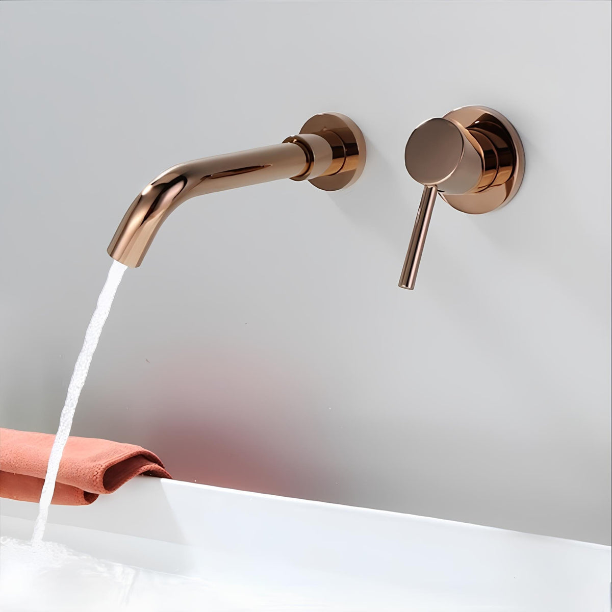 Torneira de Parede Monocomando Luxo Glass Para Banheiro