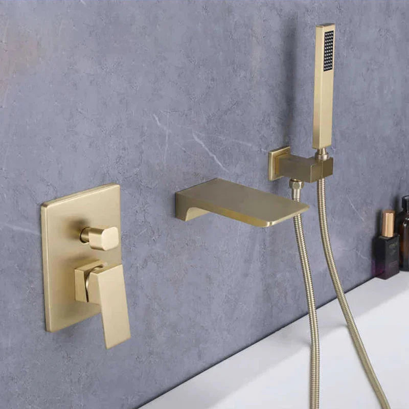 Torneira De Parede Para Banheira Misturador HydroLux Elite Monocomando