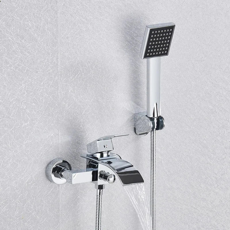 Torneira De Parede Para Banheira Misturador Monocomando HydroGlow