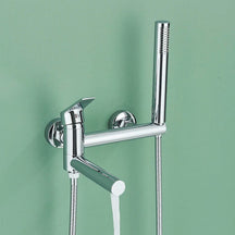 Torneira De Parede Para Banheira Monocomando Com Ducha Manual Orcol