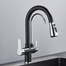 Torneira Gourmet Com Filtro Extensiva Spray 3 Saídas Kraus
