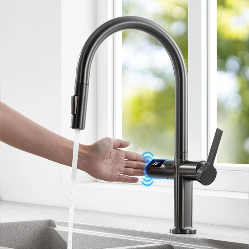 Torneira Gourmet Digital com Sensor para Cozinha Bloues
