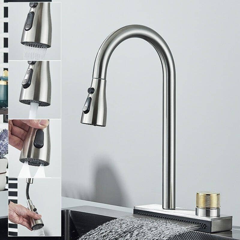 Torneira Gourmet Extensível Spray Cachoeira 360 Rumble